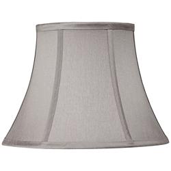 Springcrest Pewter Gray Bell Lamp Shade 7x12x9 (Spider)