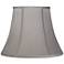 Springcrest Pewter Gray Bell Lamp Shade 8x14x11 (Spider)