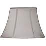 1_Springcrest Pewter Gray Oval Lamp Shade 7/9x13/15x10.5 (Spider)