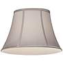 3_Springcrest Pewter Gray Oval Lamp Shade 7/9x13/15x10.5 (Spider) more views