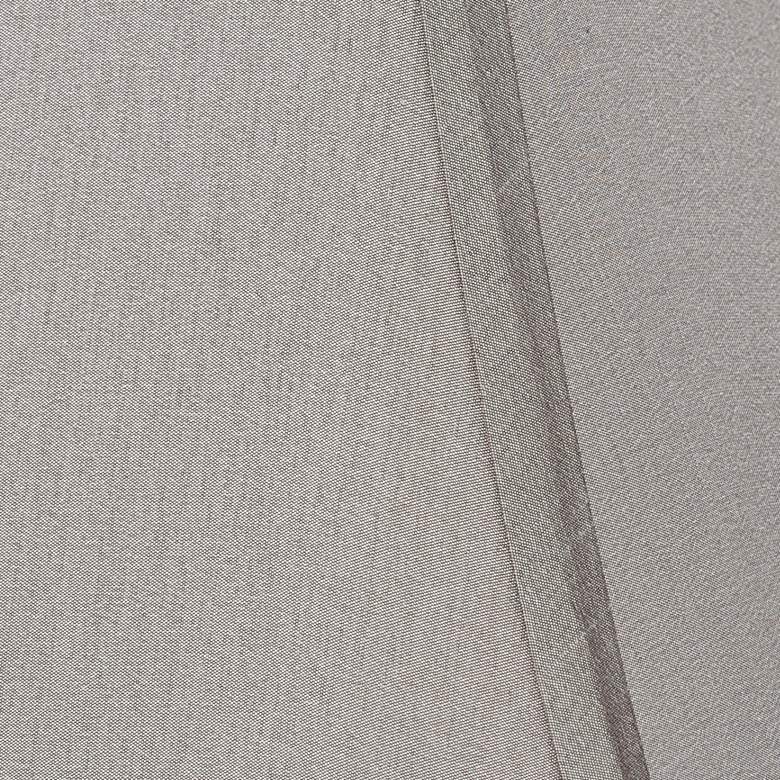 Image 2 Springcrest Pewter Gray Set of 2 Square Lamp Shades 5.25x10x9.5 (Spider) more views