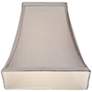 5_Springcrest Pewter Gray Set of 2 Square Lamp Shades 5.25x10x9.5 (Spider) more views