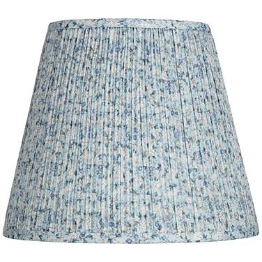 Springcrest Pia Blue Floral Pleated Empire Lamp Shade 8x13x11 (Spider)