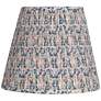 1_Springcrest Pia Pink and Blue Floral Shirred Empire Shade 8x13x11 (Spider)