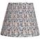 Springcrest Pia Pink and Blue Floral Shirred Empire Shade 8x13x11 (Spider)