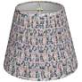 5_Springcrest Pia Pink and Blue Floral Shirred Empire Shade 8x13x11 (Spider) more views