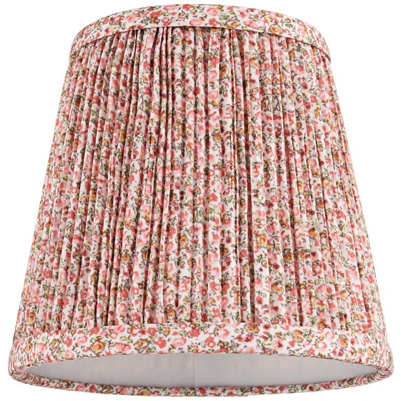 Image 5 Springcrest Pink Shirred Pleat Shades Set of 6 4x6x5.5" (Clip-On) more views
