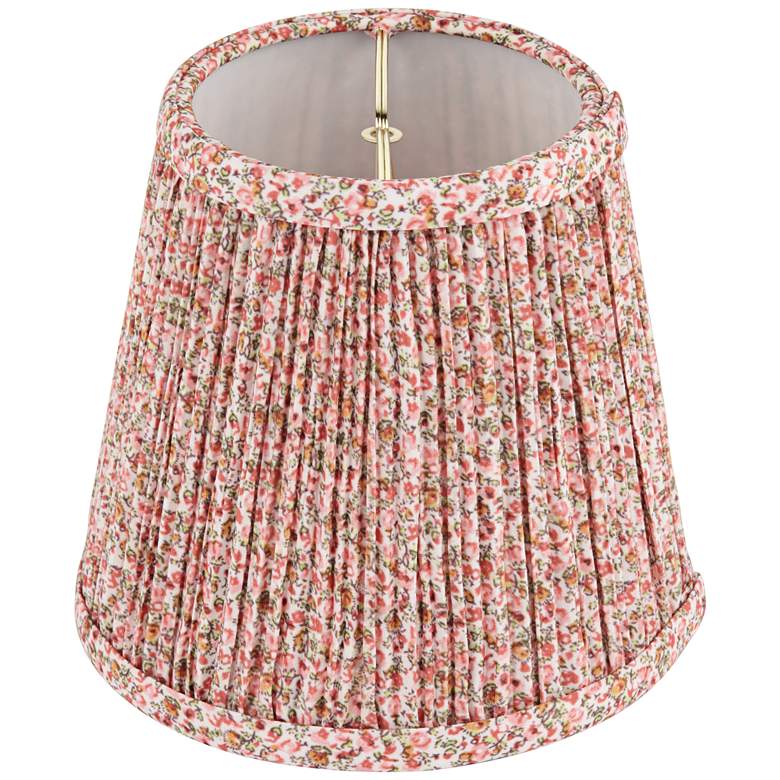 Image 6 Springcrest Pink Shirred Pleat Shades Set of 6 4x6x5.5" (Clip-On) more views