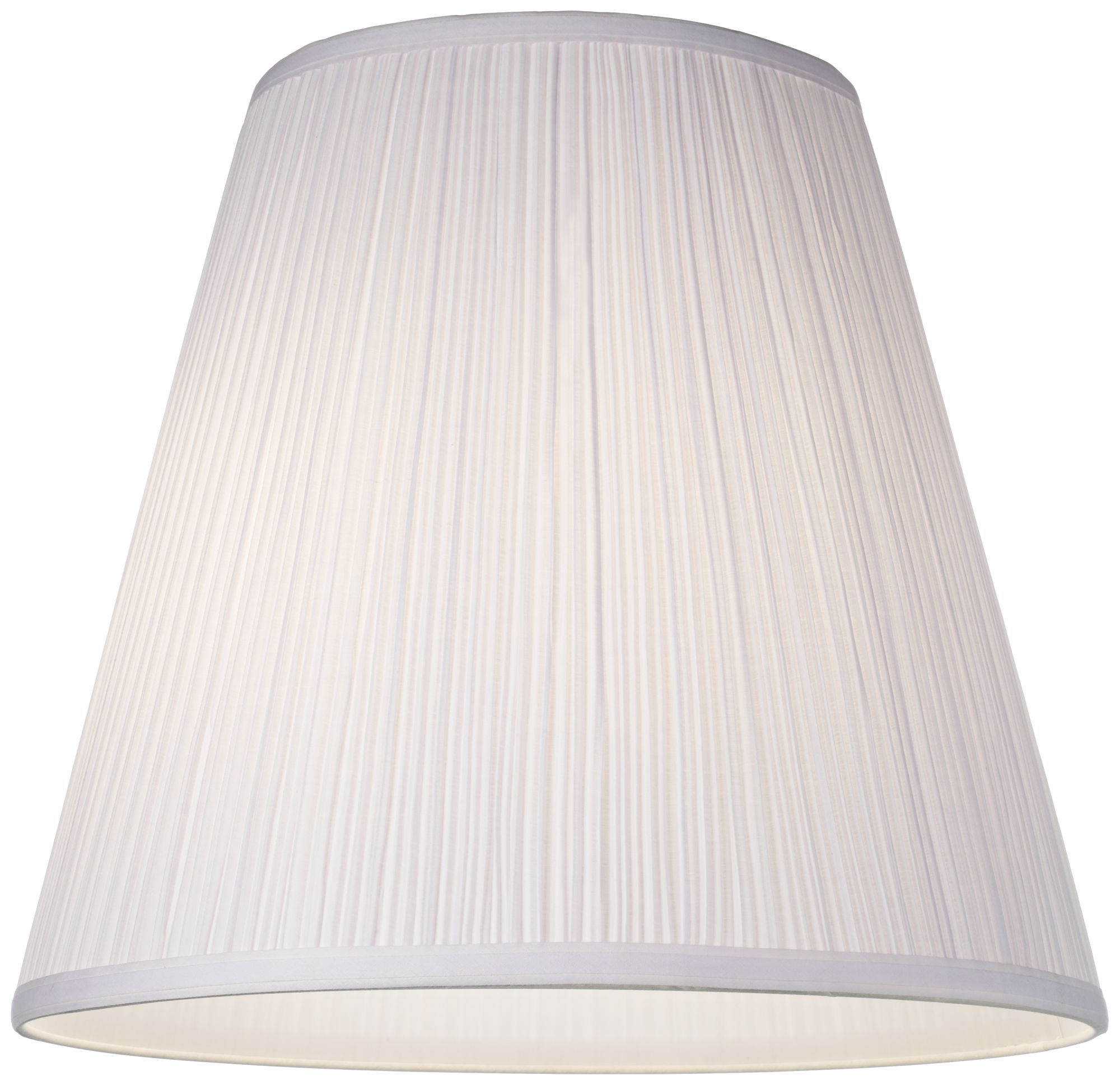 Image 4 Springcrest Porcini White Fabric Mushroom Pleated Shade 9x16x14.5 (Spider) more views