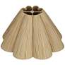 4_Springcrest Raffia Wave Empire Lamp Shade 6x18x10 (Spider) more views