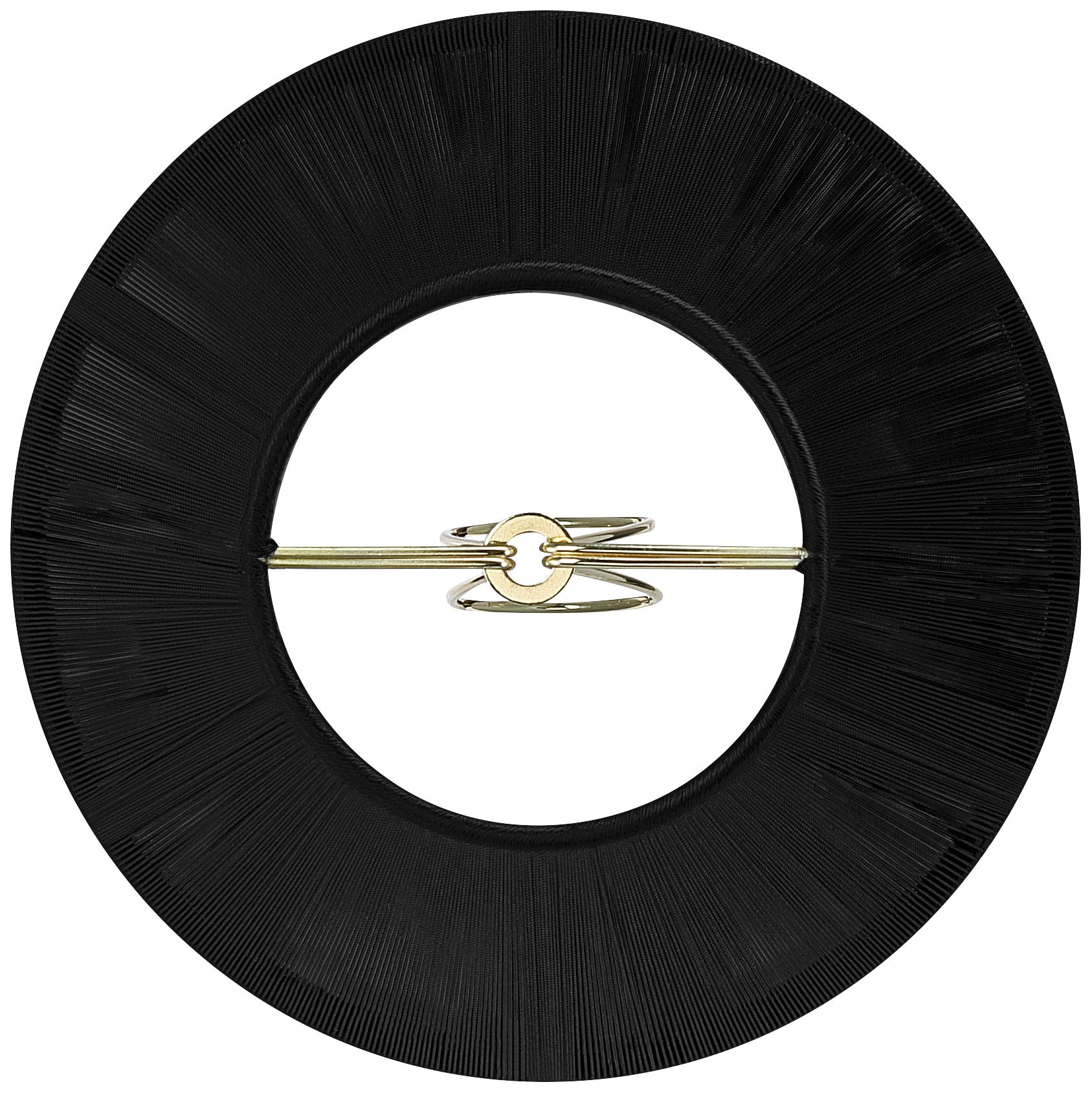 Image 6 Springcrest Ravelle Black Nylon String Clip-On Empire Shade (3x6x5) more views