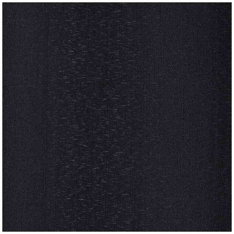 Image 2 Springcrest Reba Black Faux Silk Tapered Drum Shade 13x14x10 (Spider) more views