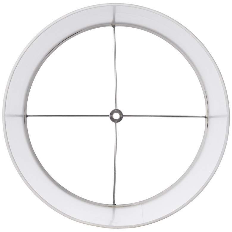 Image 3 Springcrest Reba Hardback Off-White Drum Lamp Shade 13x14x10 (Spider) more views