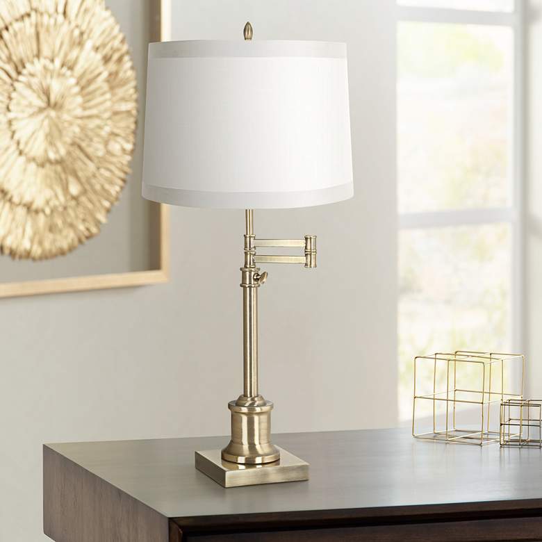 Image 7 Springcrest Reba White Ribbon Trim Tapered Drum Shade 13x14x10 (Spider) more views