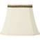 Springcrest Rectangle Shade with Black and Gold Trim 10x16x13 (Spider)