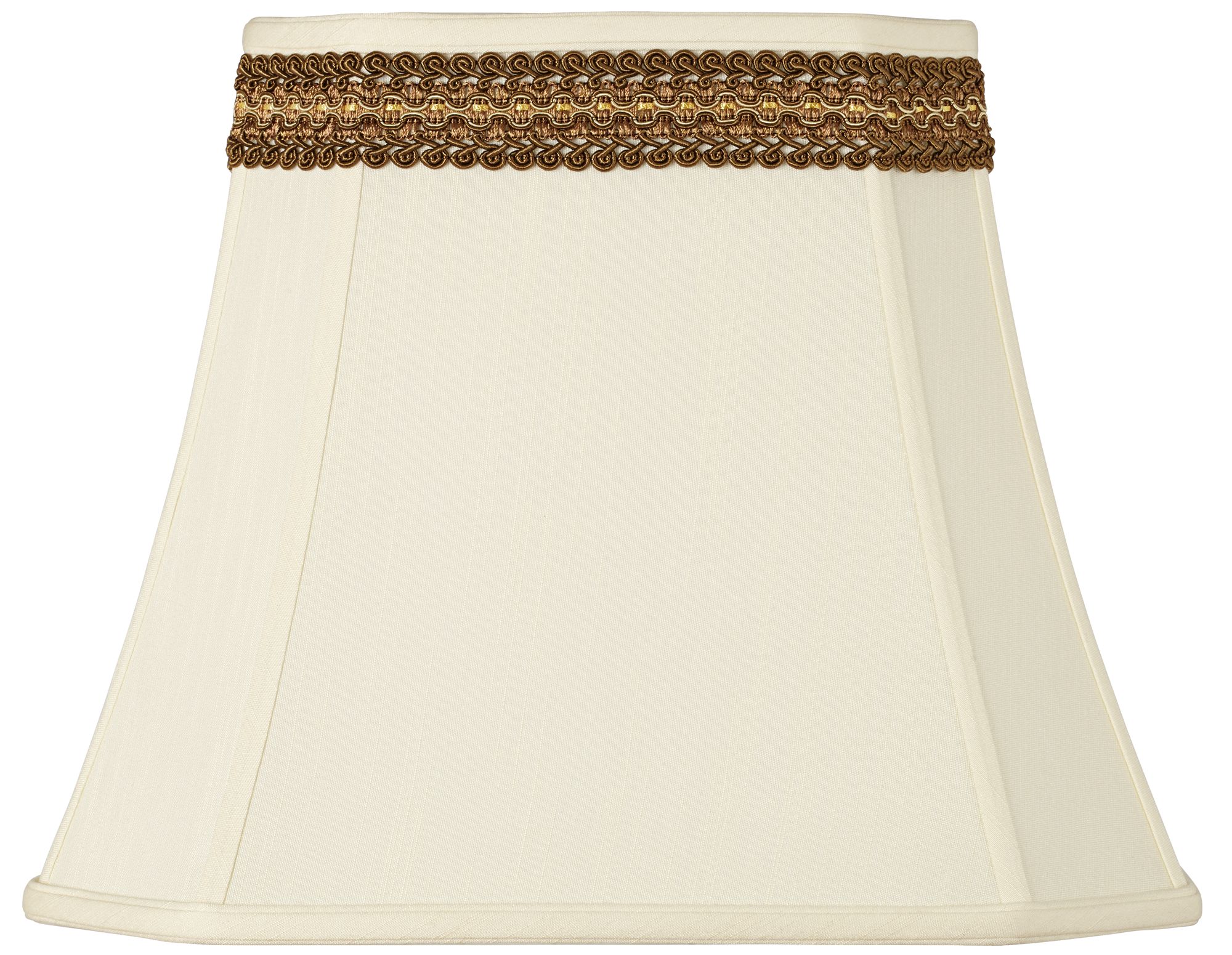 Image Springcrest Rectangle Shade with Florentine Trim 10x16x13 (Spider)