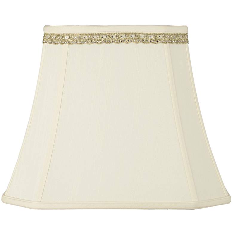 Image 1 Springcrest Rectangle Shade with Lace Rhinestone Trim 10x16x13 (Spider)