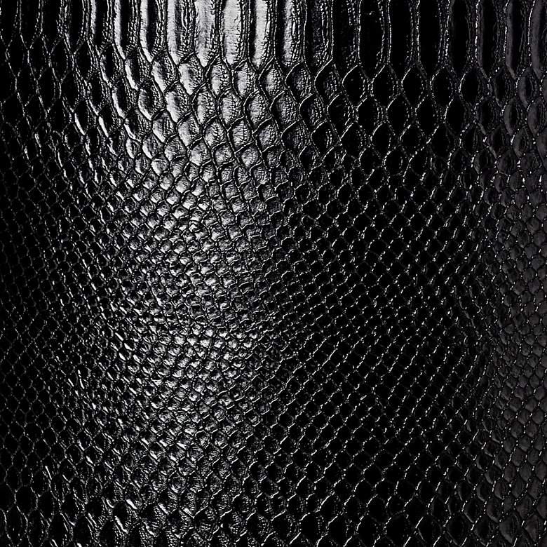 Image 4 Springcrest Reptile Print Black Shade with Silver Lining 15x15x11 (Spider) more views