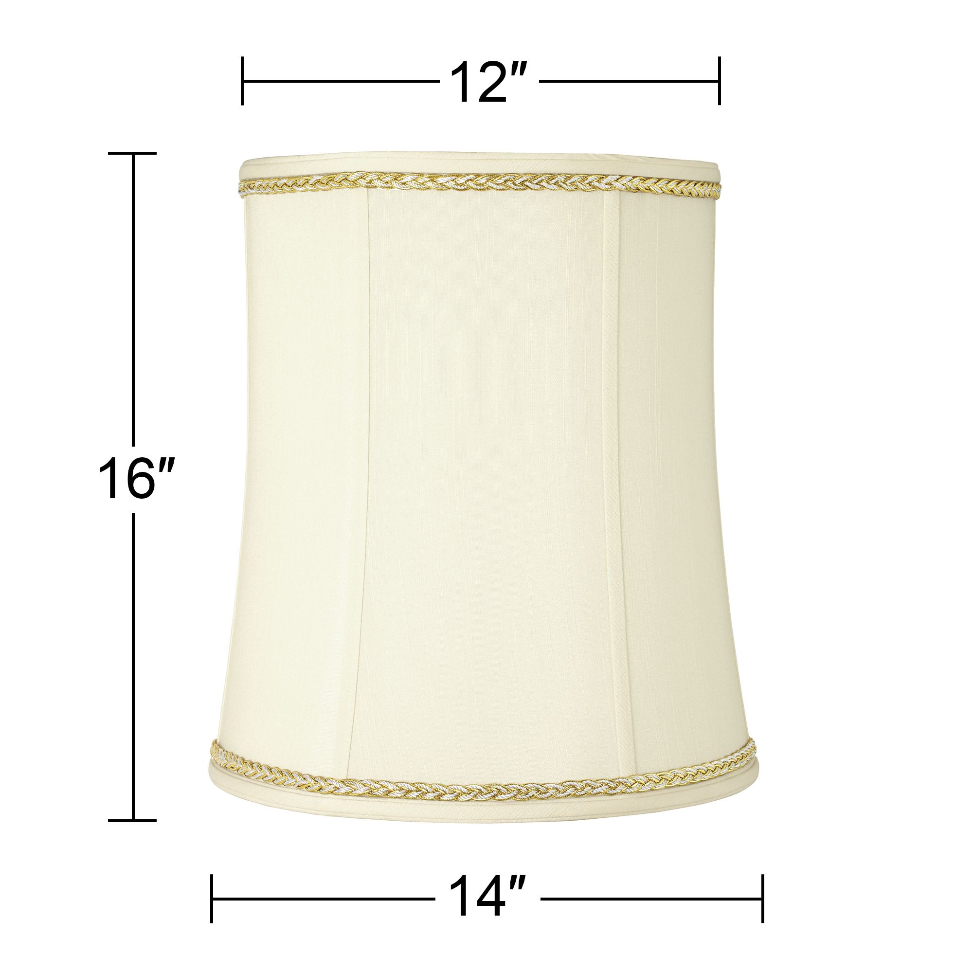 Image 3 Springcrest Reuben Deep Shade Gold and Gray Twist Trim 12x14x16 (Spider) more views