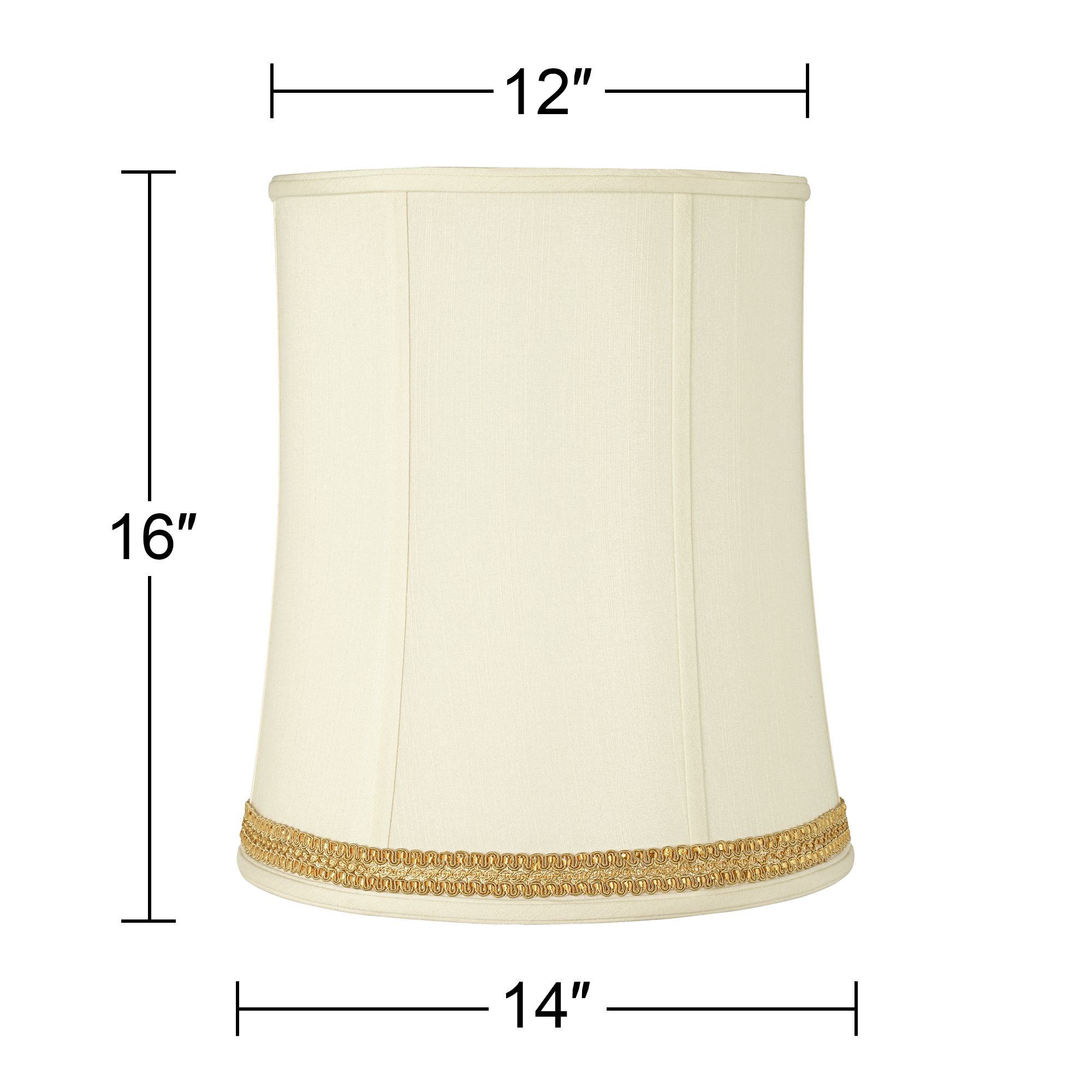 Image 3 Springcrest Reuben Deep Shade Yellow Gold Ribbon Trim 12x14x16 (Spider) more views