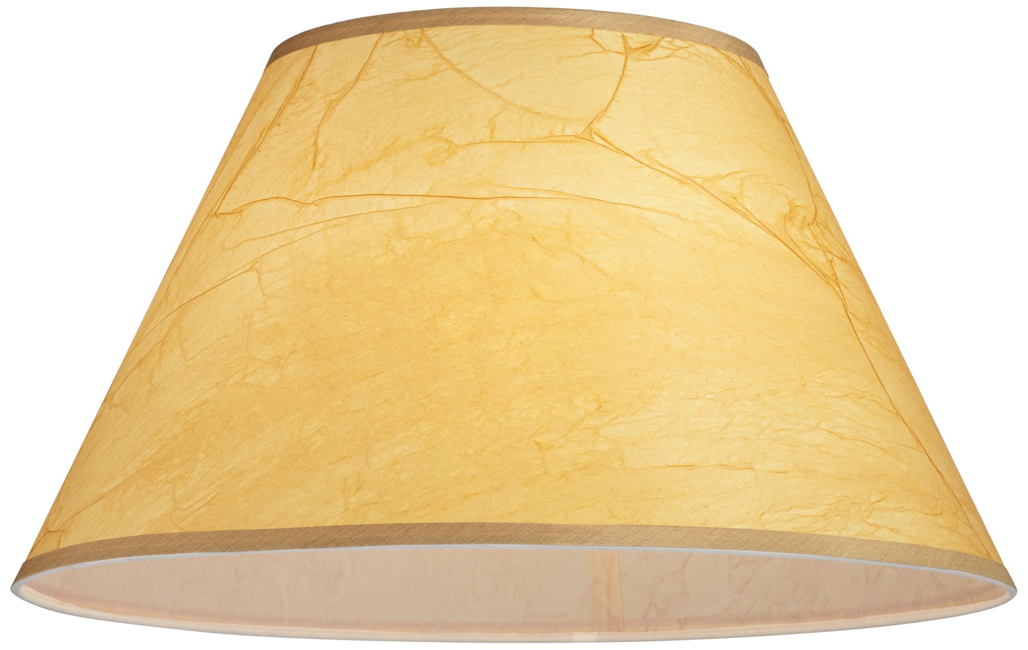 Image 2 Springcrest Roan Empire Crinkle Paper Lamp Shade 10x20x12 (Spider) more views