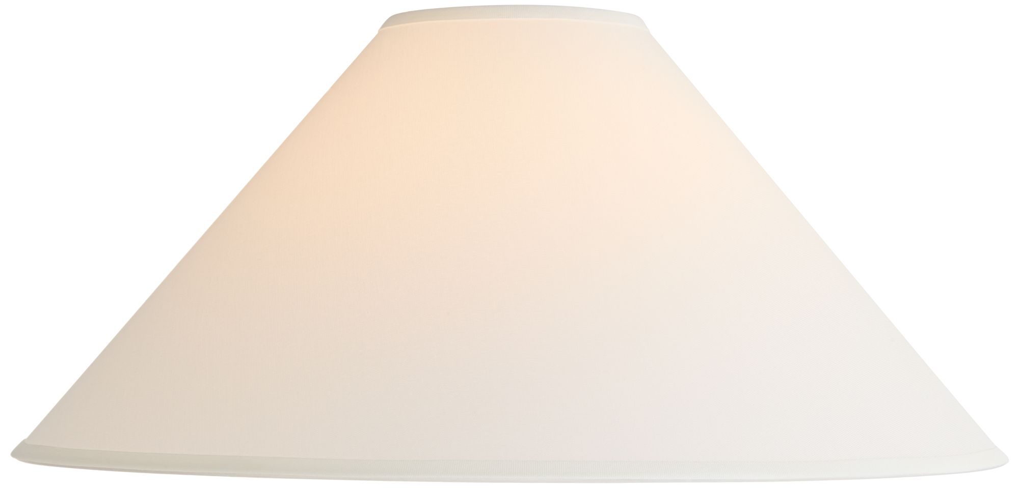 Image 6 Springcrest Rolla White Linen Chimney Large Lamp Shade 6x23x13.5 (Spider) more views