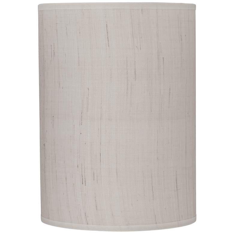 Image 1 Springcrest Rollie Off-White Linen Drum Cylinder Lamp Shade 8x8x11 (Spider)