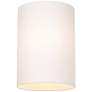 Thumbnail3 of Springcrest Rollie White Cotton Small Drum Cylinder Shade 8x8x11 (Spider) more views