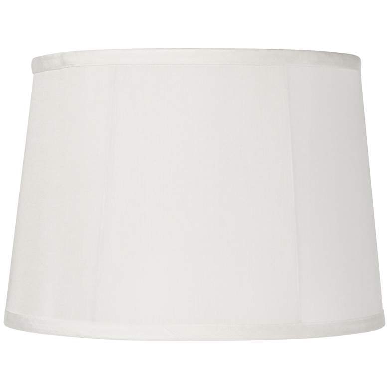 Image 1 Springcrest Round Softback Off-White Tapered Drum Shade 12x14x10 (Spider)