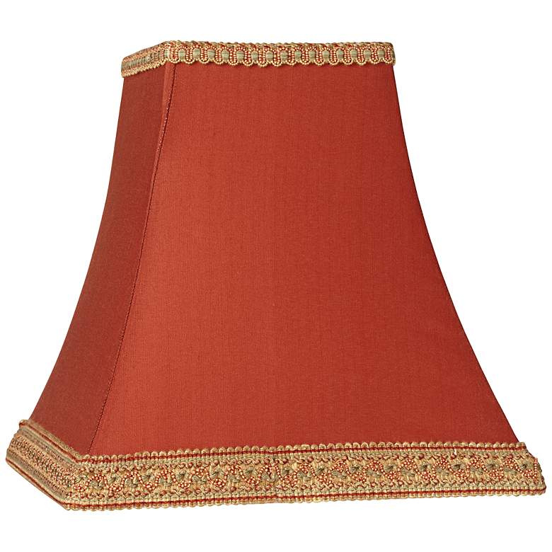 Image 1 Springcrest Rust Square Sided Lamp Shade 5x10x9 (Spider)