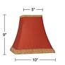 Springcrest Rust Square Sided Lamp Shade 5x10x9 (Spider)