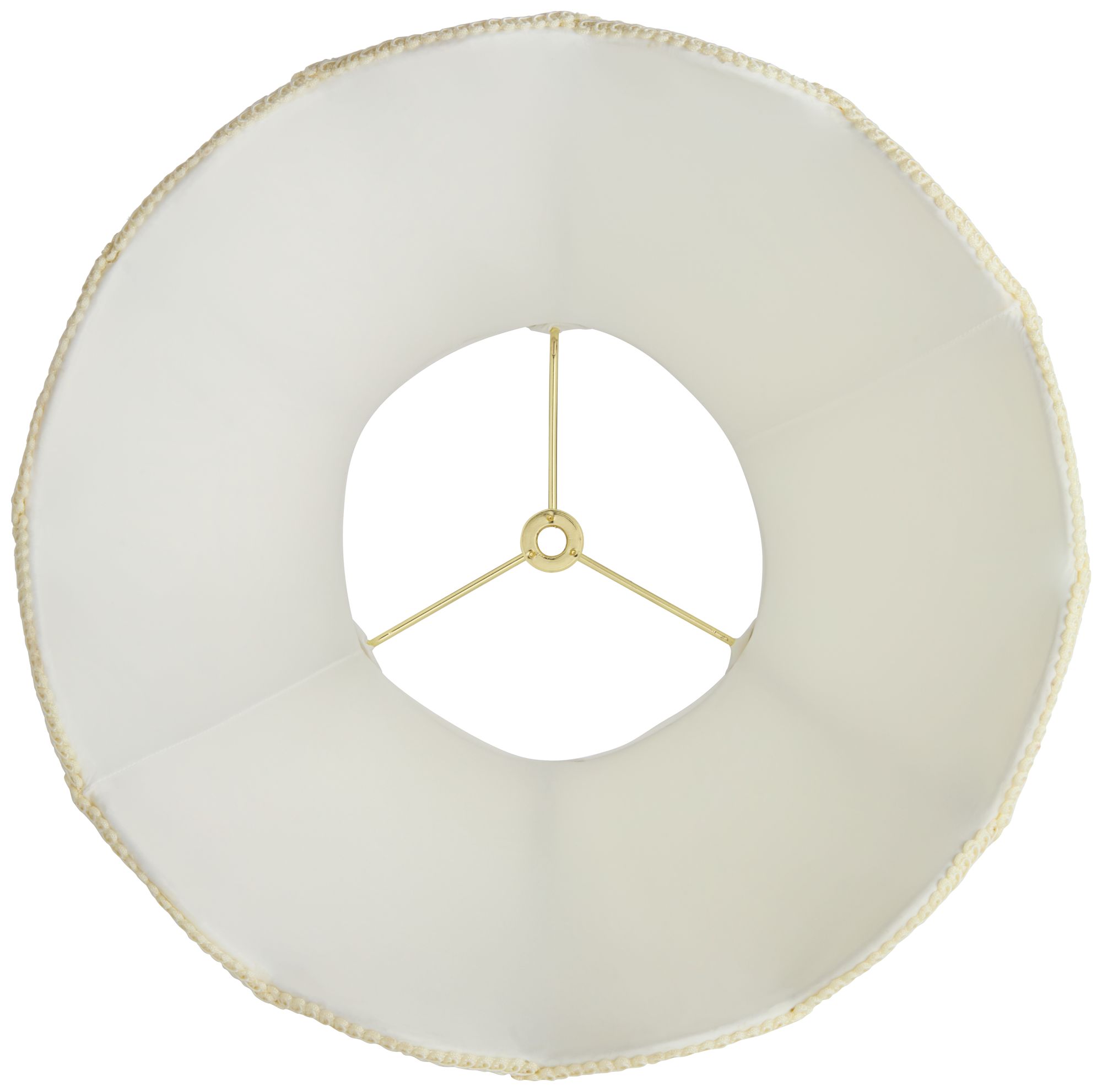 Springcrest Ruth Cream Scalloped Bell Lamp Shade 7x14x12x12.5 (Spider)