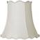 Springcrest Saba Creme Scallop Bell Lamp Shade 10x16x15 (Spider)