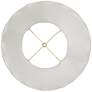 4_Springcrest Saba Creme Scallop Bell Lamp Shade 10x16x15 (Spider) more views