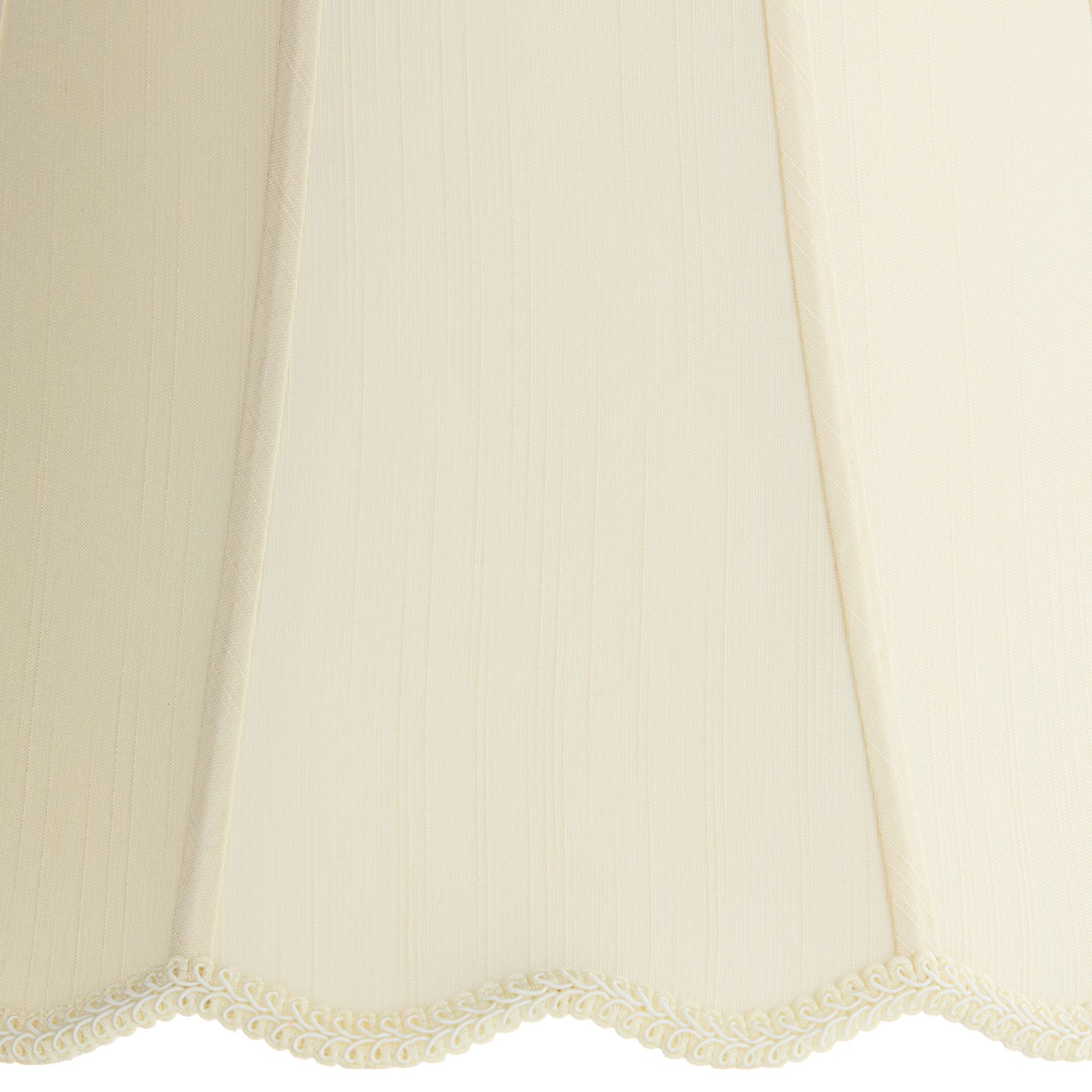 Image 7 Springcrest Saba Creme Scallop Bell Lamp Shade 10x16x15 (Spider) more views