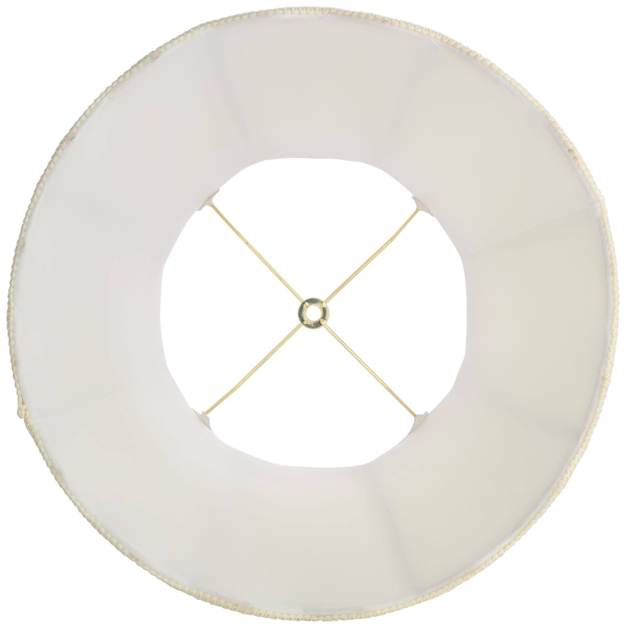 Springcrest Saba Creme Scallop Bell Lamp Shade 10x16x15 (Spider)