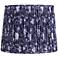 Springcrest Sally Deep Blue Floral Pleated Lamp Shade 13x15x12