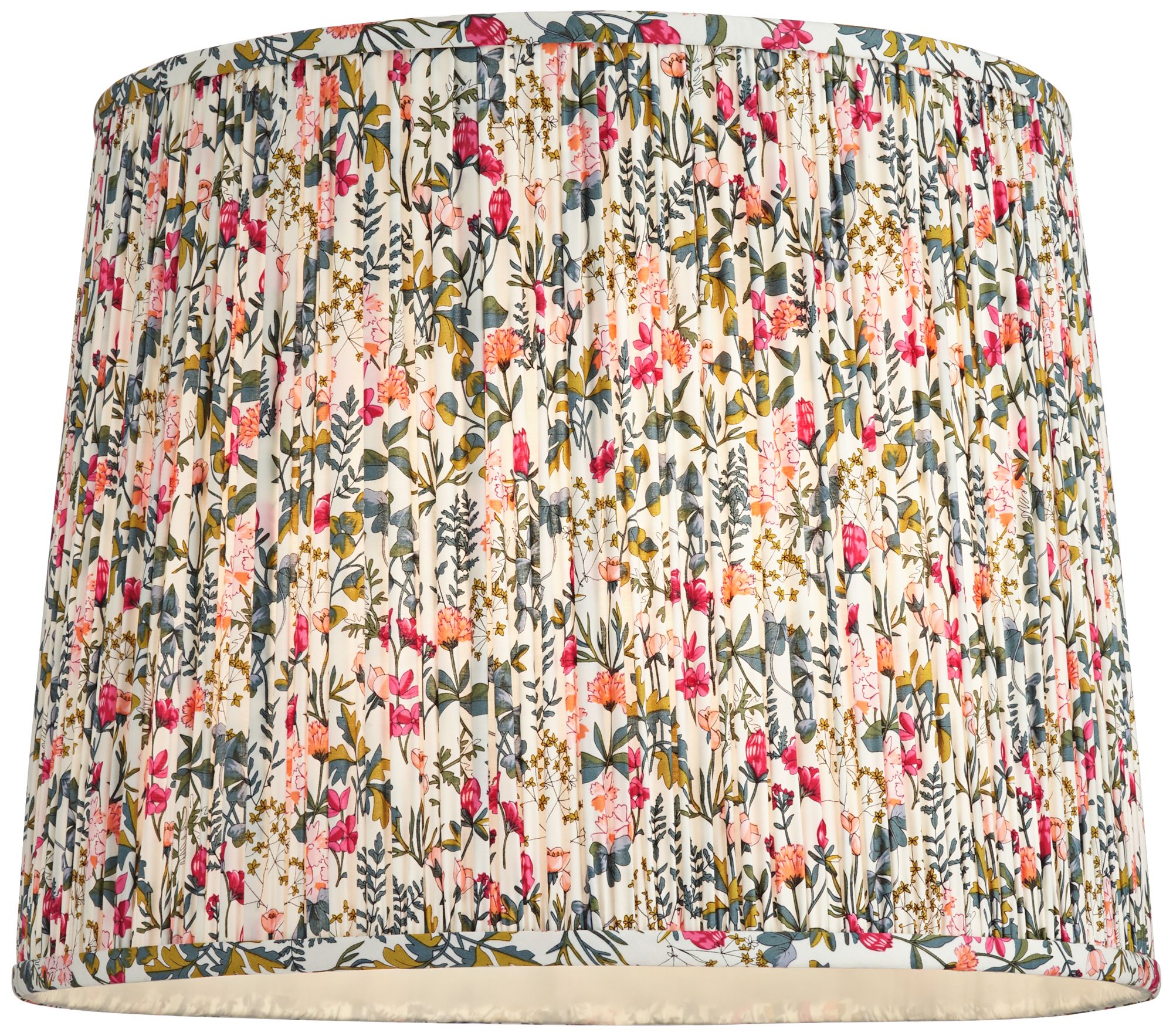 Image 3 Springcrest Sally Meadow Floral Pleated Lamp Shade 13x15x12 more views