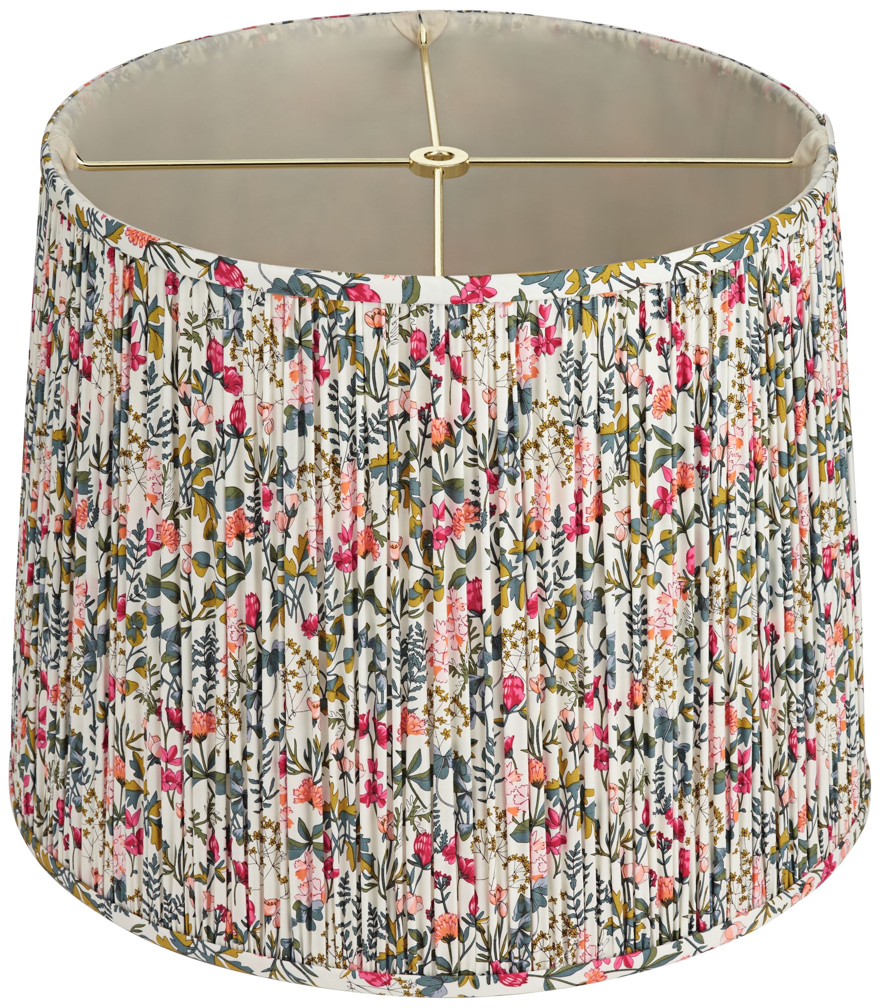 Image 4 Springcrest Sally Meadow Floral Pleated Lamp Shade 13x15x12 more views