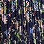 2_Springcrest Sally Navy Blue Rose Floral Pleated Lamp Shade 13x15x12 more views