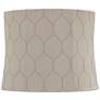 1_Springcrest Salzburg Khaki Softback Drum Lamp Shade 13x14x11 (Spider)