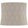 Springcrest Salzburg Khaki Softback Drum Lamp Shade 13x14x11 (Spider)