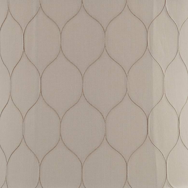 Image 2 Springcrest Salzburg Khaki Softback Drum Lamp Shade 13x14x11 (Spider) more views