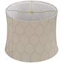 4_Springcrest Salzburg Khaki Softback Drum Lamp Shade 13x14x11 (Spider) more views