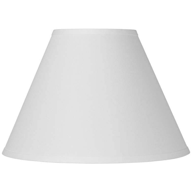 Image 2 Springcrest Sela Antique White Linen Empire Shade 6.5x15x10.75 (Spider)