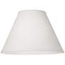 4_Springcrest Sela Antique White Linen Empire Shade 6.5x15x10.75 (Spider) more views