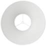 5_Springcrest Sela Antique White Linen Empire Shade 6.5x15x10.75 (Spider) more views