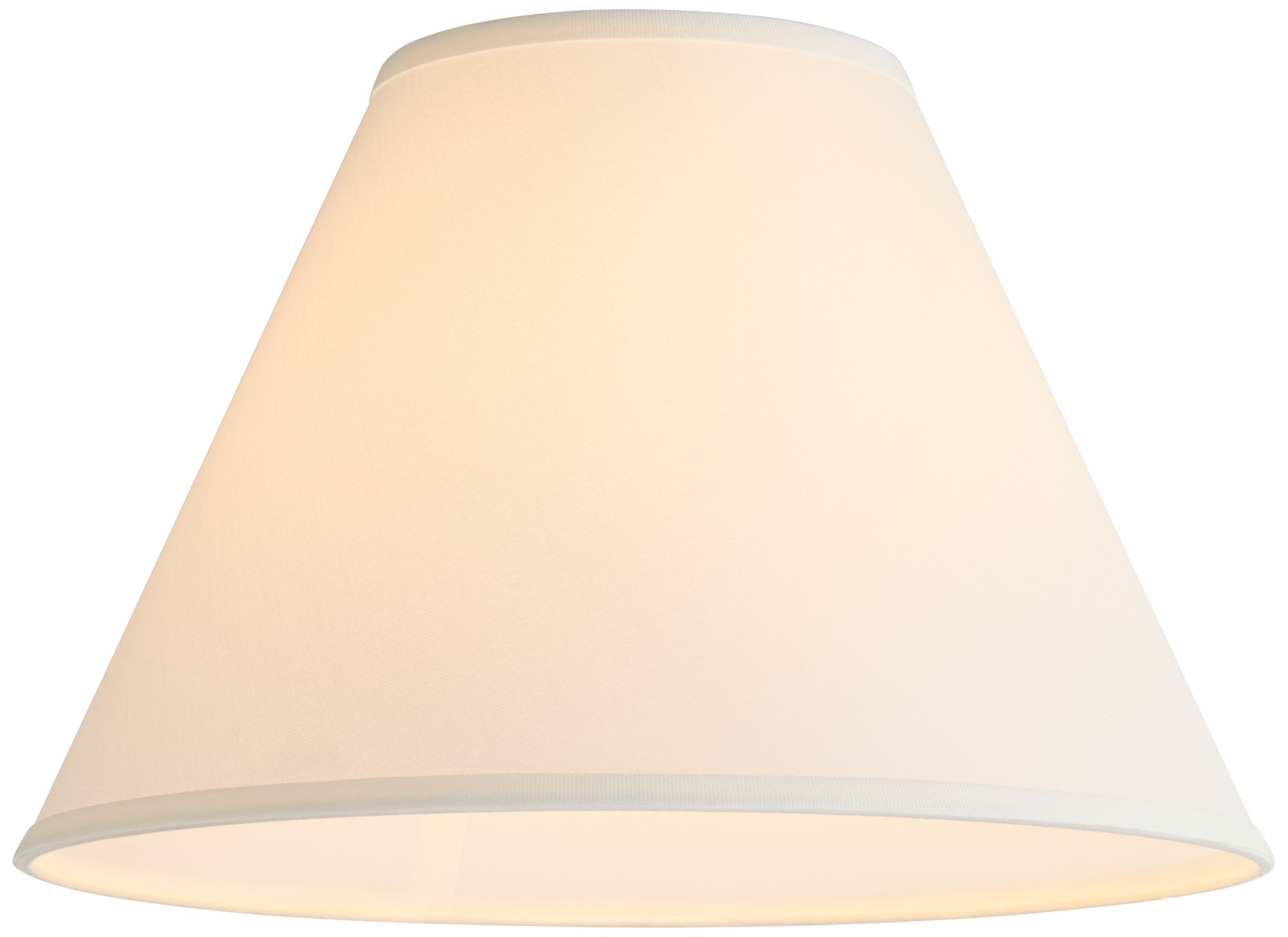 Springcrest Sela Antique White Linen Empire Shade 6.5x15x10.75 (Spider)