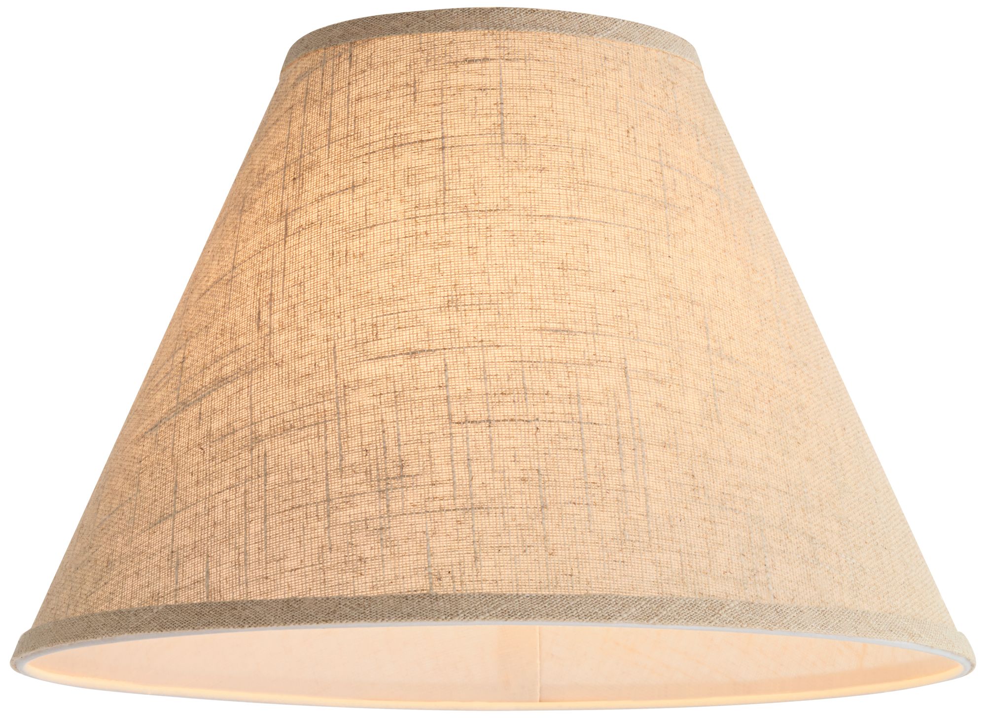 Springcrest Sela Fine Burlap Empire Shade 6.5x15x10.75 (Spider)