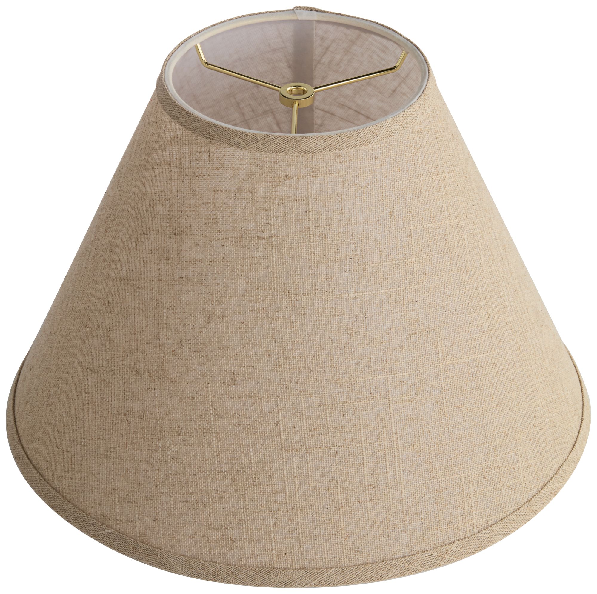 Springcrest Sela Fine Burlap Empire Shade 6.5x15x10.75 (Spider)